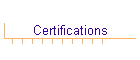 Certifications